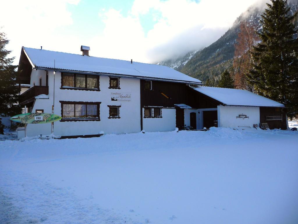 Landhaus Alpenblick Leutasch Exterior foto